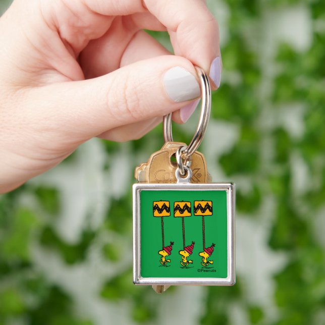 Peanuts | Woodstock & Friends Sign March Keychain (Hand)