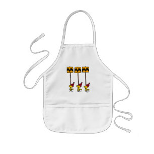 Peanuts   Woodstock & Friends Sign March Kids' Apron