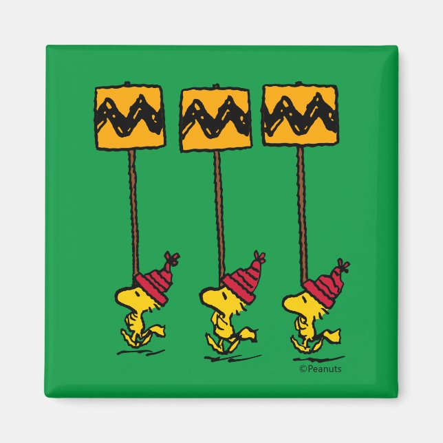 Peanuts | Woodstock & Friends Sign March Magnet (Front)