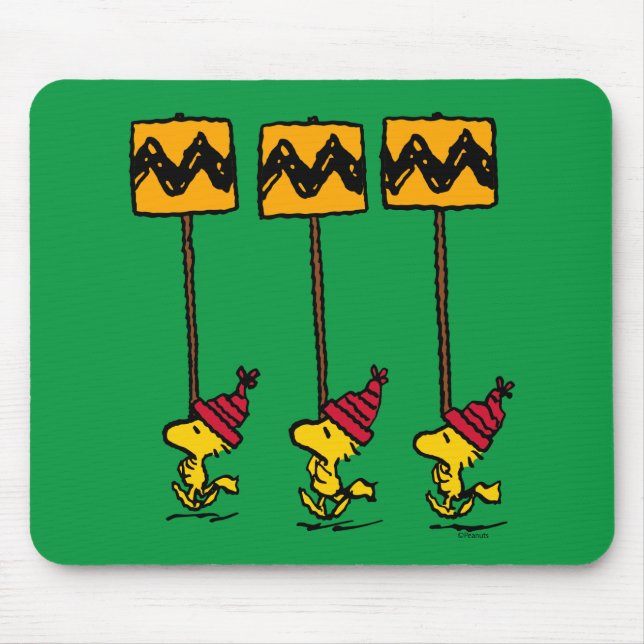 Peanuts | Woodstock & Friends Sign March Mouse Pad (Front)