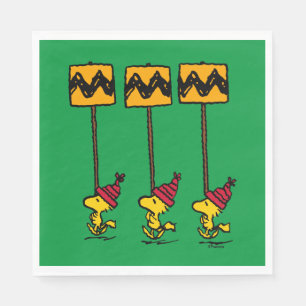 Peanuts Woodstock & Friends Sign March Napkins