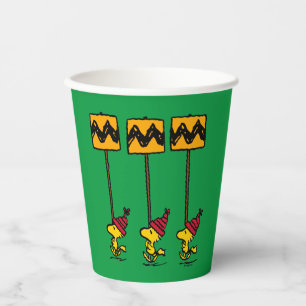Peanuts   Woodstock & Friends Sign March Paper Cups