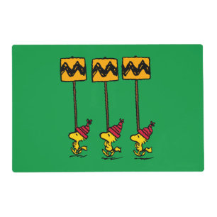Peanuts Woodstock & Friends Sign March Placemat