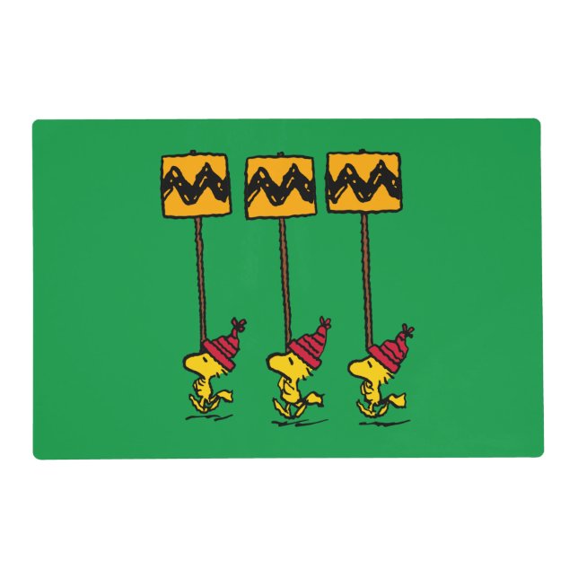 Peanuts | Woodstock & Friends Sign March Placemat (Front)