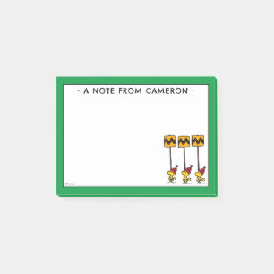 Peanuts Woodstock & Friends Sign March Post-it Notes