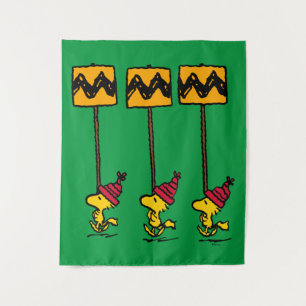 Peanuts Woodstock & Friends Sign March Tapestry