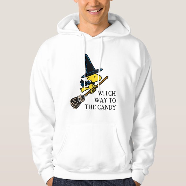 Peanuts | Woodstock Halloween Witch Hoodie (Front)