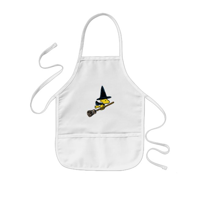 Peanuts | Woodstock Halloween Witch Kids' Apron (Front)