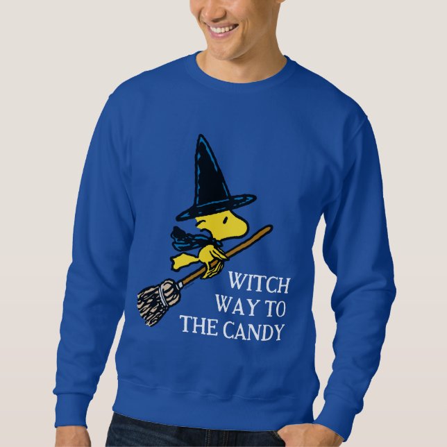 Peanuts | Woodstock Halloween Witch Sweatshirt (Front)