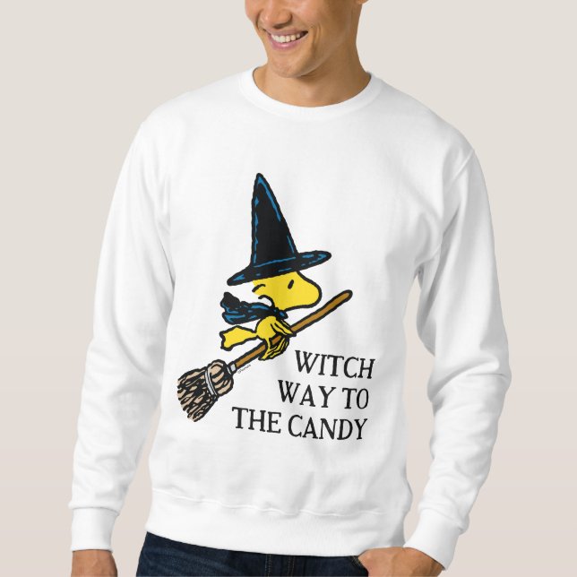 Peanuts | Woodstock Halloween Witch Sweatshirt (Front)