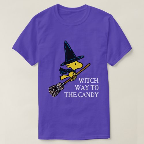 Peanuts  Woodstock Halloween Witch T_Shirt