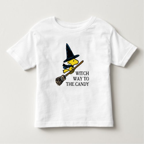 Peanuts  Woodstock Halloween Witch Toddler T_shirt