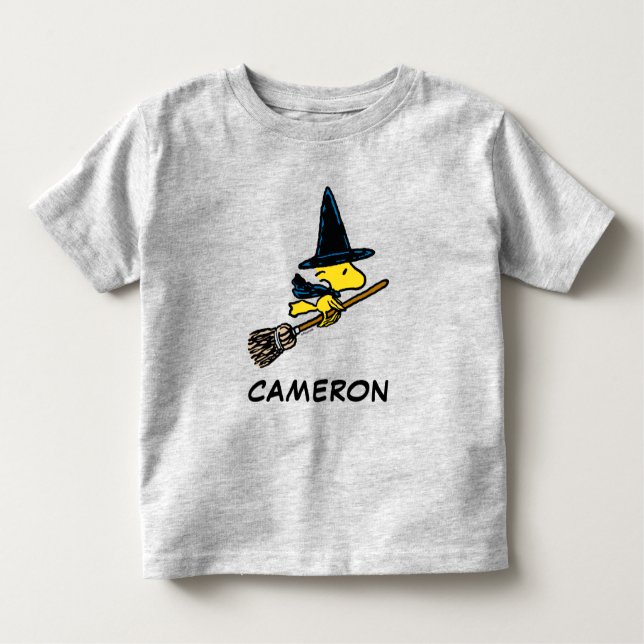 Peanuts | Woodstock Halloween Witch Toddler T-shirt (Front)