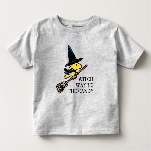 Peanuts  Woodstock Halloween Witch Toddler T_shirt