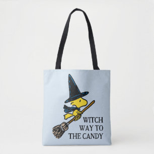 Peanuts Woodstock Halloween Witch Tote Bag