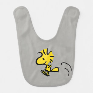 Peanuts   Woodstock Jumping Baby Bib