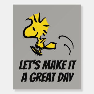 Peanuts   Woodstock Jumping Foam Board