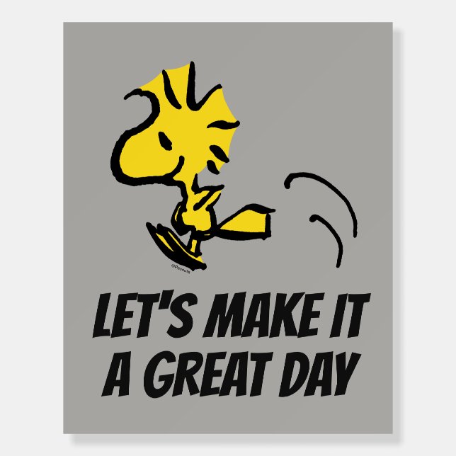 Peanuts | Woodstock Jumping Foam Board (Front)