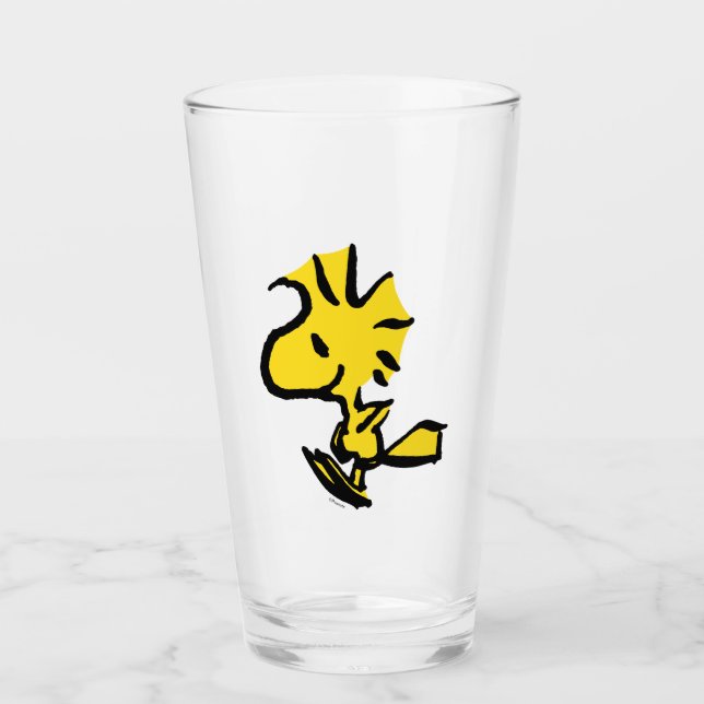 Peanuts | Woodstock Jumping Glass (Front)