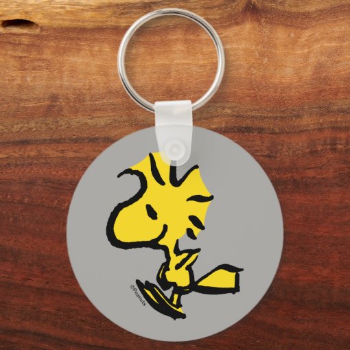 Peanuts Woodstock Jumping Keychain Zazzle