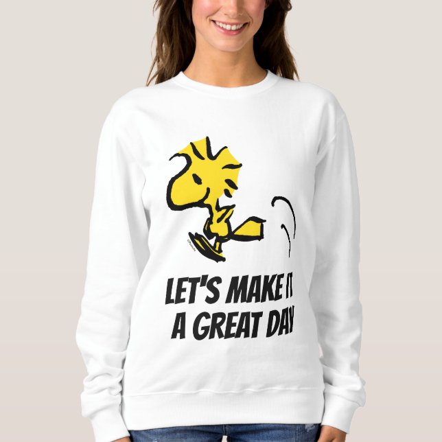 Peanuts | Woodstock Jumping Sweatshirt (Front)