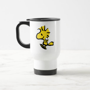 Peanuts   Woodstock Jumping Travel Mug