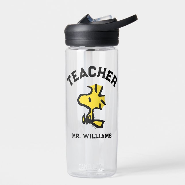 Peanuts | Woodstock Looking Ahead Teacher Water Bottle (Left)