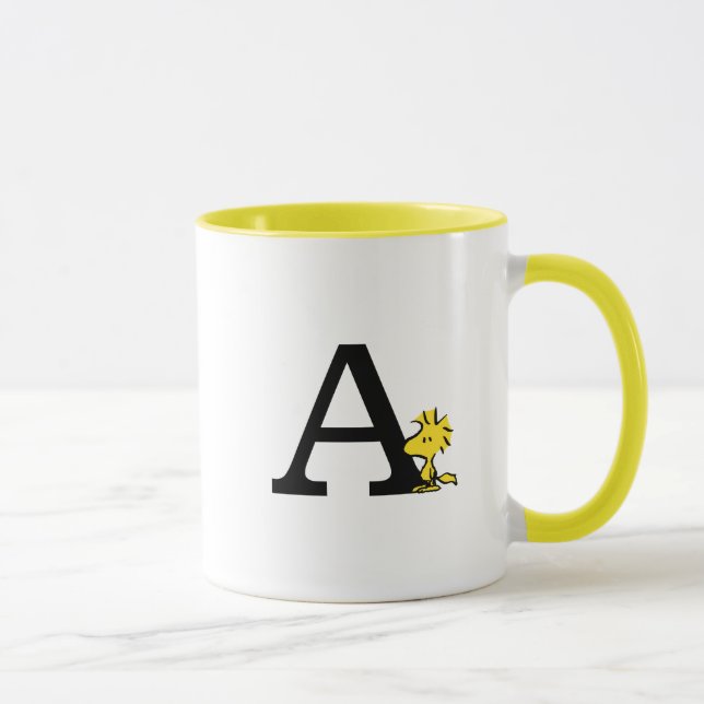PEANUTS | Woodstock | Monogram A Mug (Right)