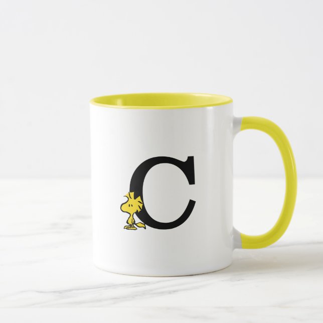 PEANUTS | Woodstock | Monogram C Mug (Right)