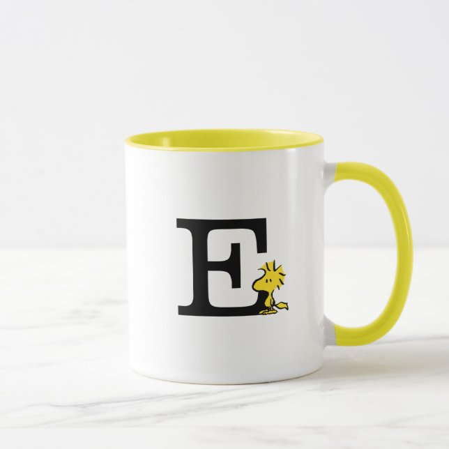PEANUTS | Woodstock | Monogram E Mug (Right)