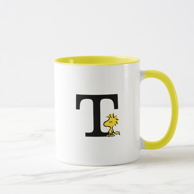 PEANUTS | Woodstock | Monogram T Mug (Right)