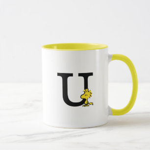 PEANUTS Woodstock Monogram U Mug