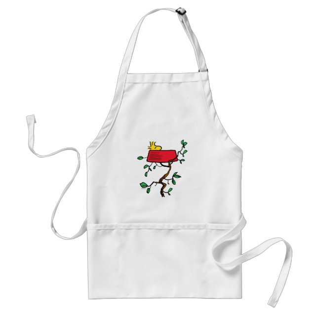 Peanuts | Woodstock Napping in Snoopy's Dish Adult Apron (Front)