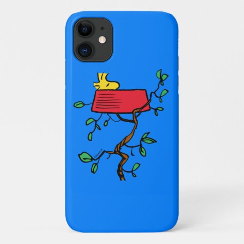 Peanuts  Woodstock Napping in Snoopys Dish iPhone 11 Case