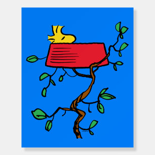 Peanuts   Woodstock Napping in Snoopy's Dish Foam Board