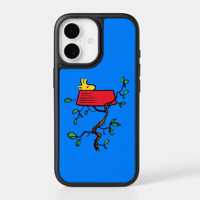 Peanuts | Woodstock Napping in Snoopy's Dish Otterbox iPhone Case (Back)