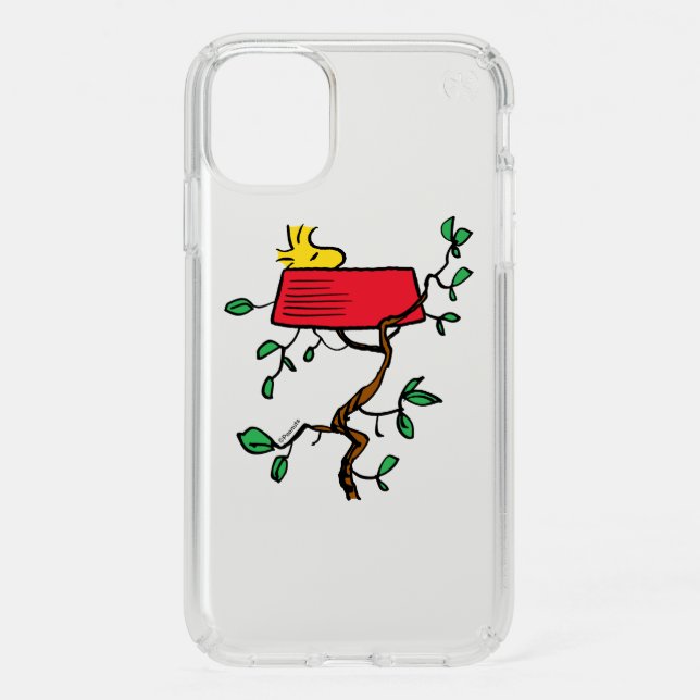Peanuts | Woodstock Napping in Snoopy's Dish Speck iPhone 11 Case (Front)