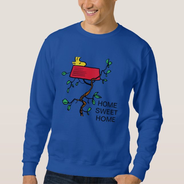 Peanuts | Woodstock Napping in Snoopy's Dish Sweatshirt (Front)