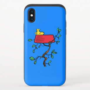 Peanuts   Woodstock Napping in Snoopy's Dish iPhone X Slider Case