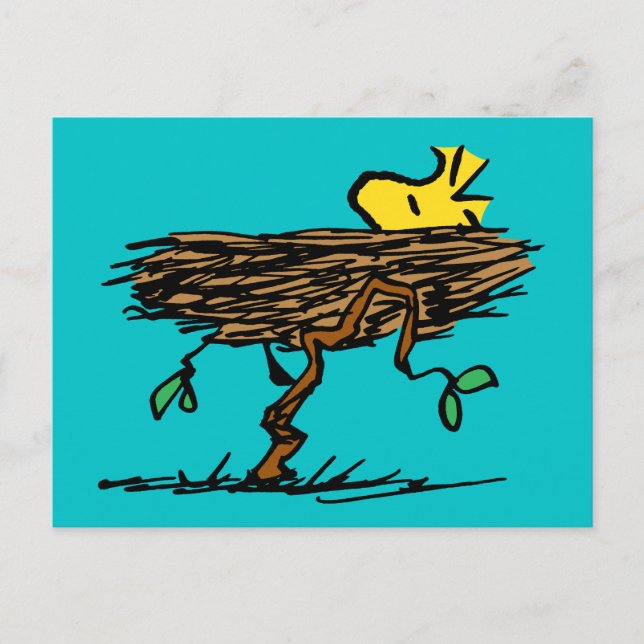Peanuts | Woodstock Napping Postcard (Front)