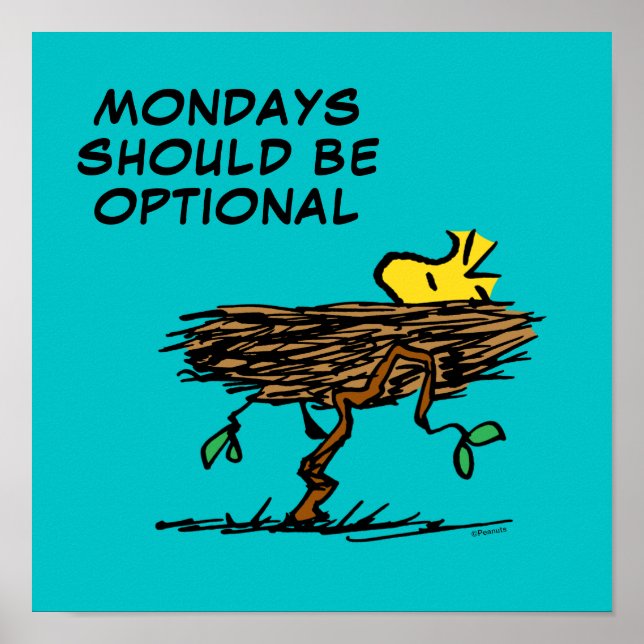 Peanuts | Woodstock Napping Poster (Front)