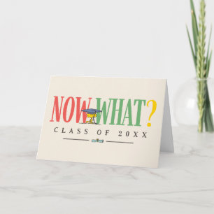 Peanuts Woodstock Now What Graduation Funny Quote Card