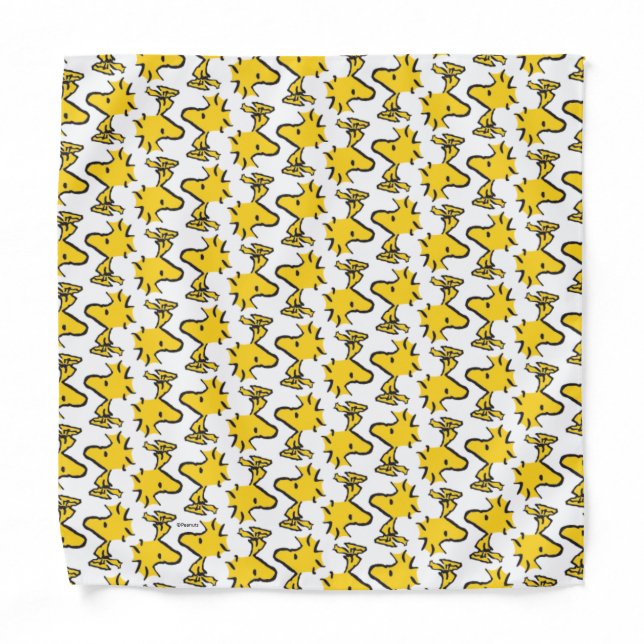 Peanuts | Woodstock Pattern Bandana (Front)