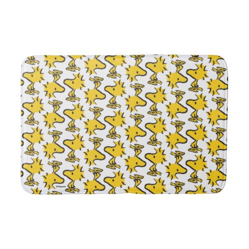 Peanuts  Woodstock Pattern Bath Mat