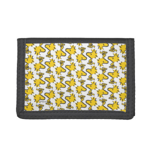 Peanuts   Woodstock Pattern Trifold Wallet