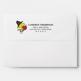 Peanuts Woodstock Pilgrim Envelope