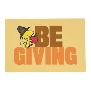 Peanuts   Woodstock Pilgrim Placemat