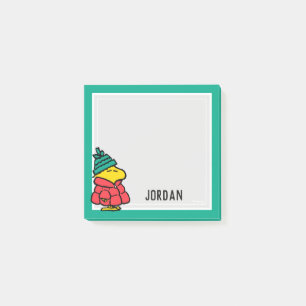 Peanuts   Woodstock Puffy   Add Your Name Post-it Notes