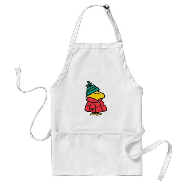 Peanuts | Woodstock Puffy Winter Jacket Adult Apron (Front)