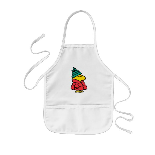 Peanuts | Woodstock Puffy Winter Jacket Kids' Apron (Front)